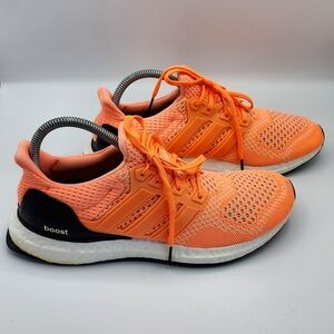 Adidas UltraBoost 1.0 Running Sneakers Flash Orange Women's 8.5 Shoes